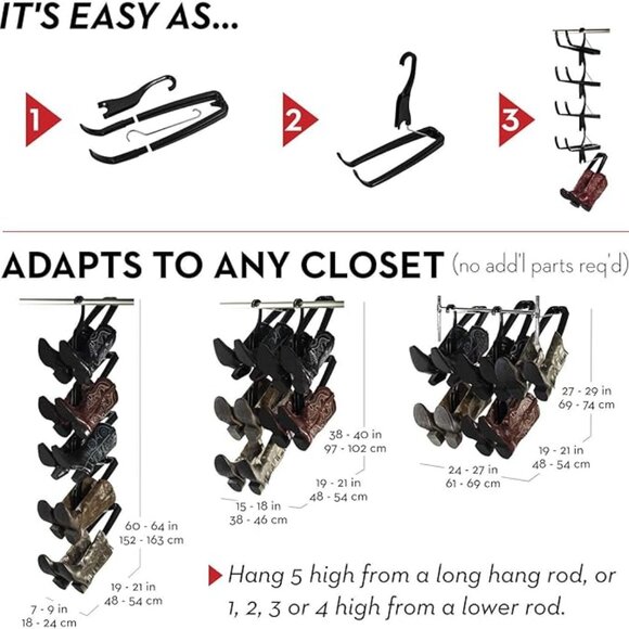 Boot Butler 5 Pair Boot Storage Rack - Picture 10 of 10